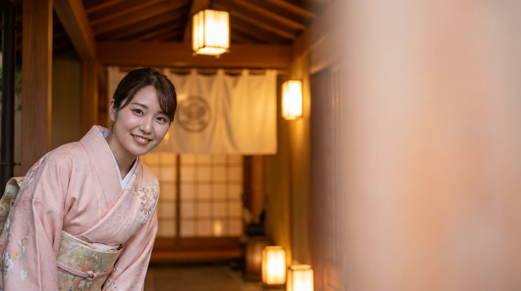 Japanese woman in kimono